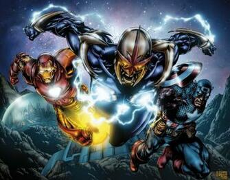 Nova Corps Marvel Superhero Wallpaper