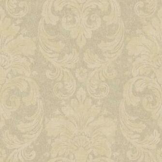 Brown Velvet Damask Wallpaper Wall Sticker Outlet
