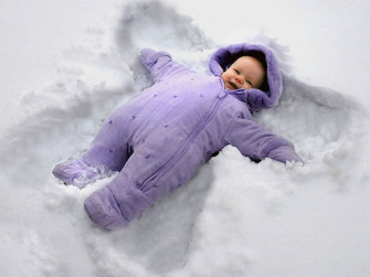 Snow Angel Wallpaper