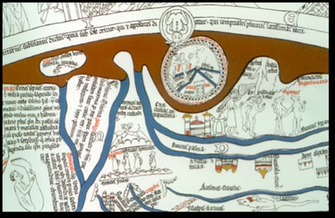 Detail Of Paradise And Its Four Major Rivers Adam Eve A