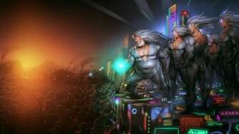 Gabe Newell Leading The Charge Wallpaper