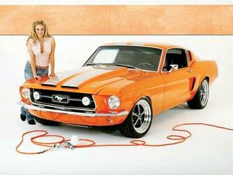 High Quality Mustang Girls Cars Wallpaper Num