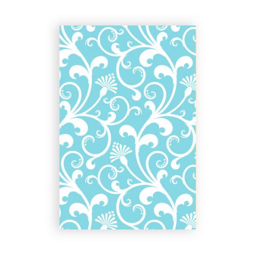 Blue Flower Wallpaper Tiffany
