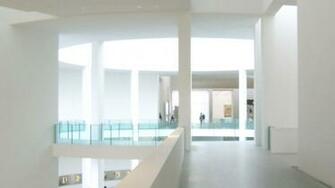 Modern Pinakothek Desktop Bright White Black Gallery Wallpaper