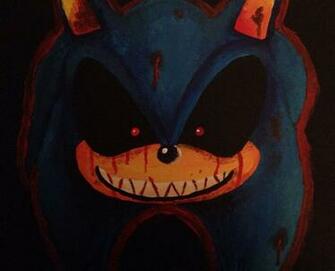 Painting Sonic Exe By Sonjamsn40