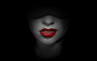 Red Lips White Background Wallpaper Art And
