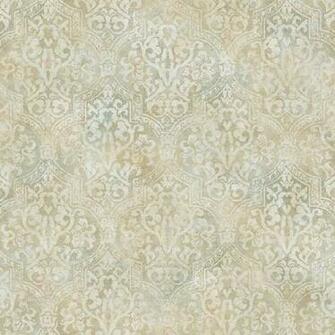 Show Details For Frederick Blue Quatrefoil Medallion