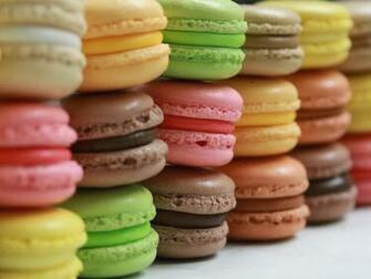 Colorful Macaroons Wallpaper Sf