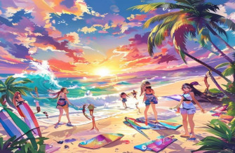 Anime Beach Wallpaper