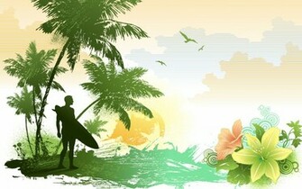 Nature HD Vector Wallpaper