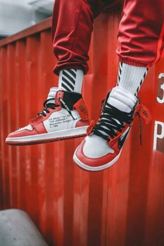 Off White X Air Jordan On Feet Image Hypebeast