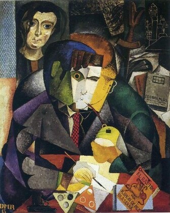Of Ramon Gomez De La Serna Diego Rivera Paintings Wallpaper Image