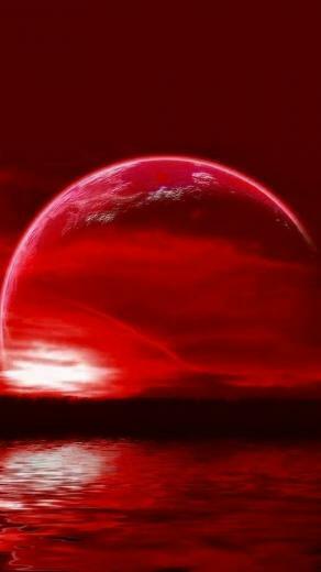 Super Moon Lunar Eclipse iPhone Wallpaper Android