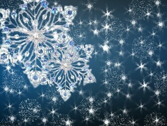 Snowy Winter Flakes Background By Nightpriestess09