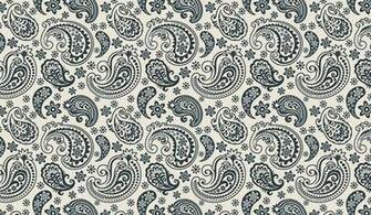 Paisley Design Background Wallpaper Blue Background