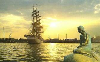 Wallpaper Little Mermaid Copenhagen Pictures