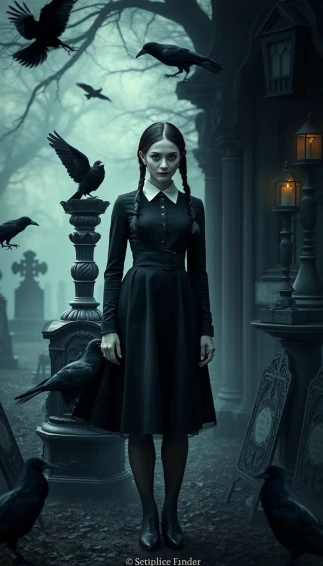 Wednesday Addams HD Wallpaper
