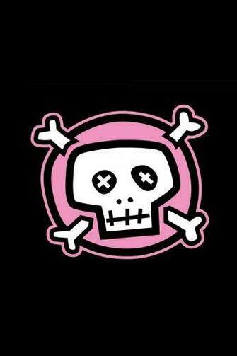 Pink Skull iPhone HD Wallpaper