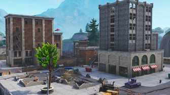 Png Fortnite Tilted Towers Background