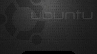 Ubuntu Black Theme Wallpaper HD S