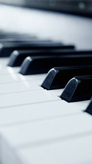 Piano Keys iPhone Wallpaper