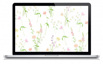 Floral Wallpaper Lark Linen