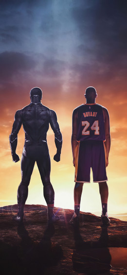 Black Panther And Kobe Bryant iPhone Xs