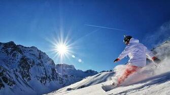 Snowboard Snow Mountains Sun Adrenaline 4k Ultra HD