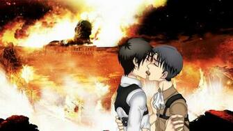 Levi X Eren Wallpaper Rivaille Shingeki No