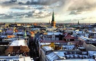 Wallpaper Snow Home Roof Copenhagen Image For Desktop Section