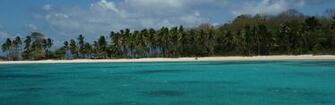 Island Beach Dual Monitor Wallpaper