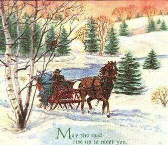 Victorian Sleigh Ride Painting HD Walls Find Wallpaper