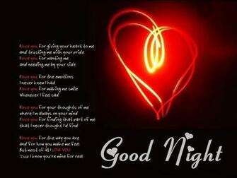Good Night Love Poems HD Wallpaper