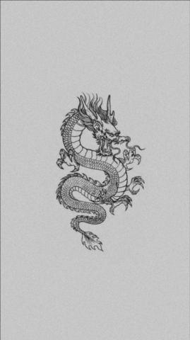 White Dragon Wallpaper Astethic Black Tattoo