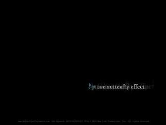 The Butterfly Effect Wallpaper