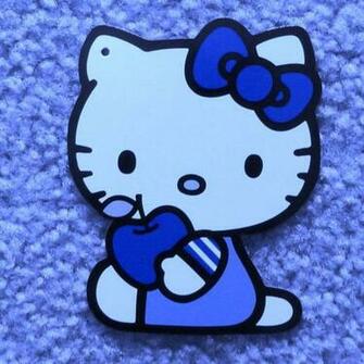 Blue Hello Kitty Wallpaper