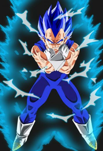 Vegeta Super Saiyan God By Leonelrest