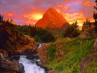 Mountain Water Stream Wallpaper