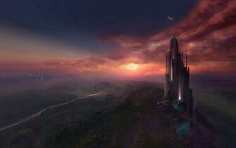 Sci Fi Futuristic City Cities Art Artwork Wallpaper