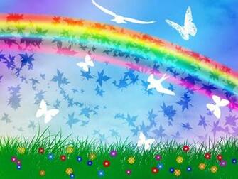 Title Clouds Rainbow Cool Background Little Testis Diagram