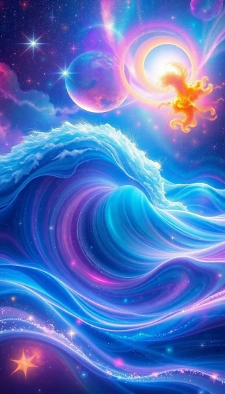 Milky Waves Wallpaper