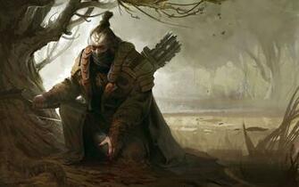 Hurt Warrior Widescreen Wallpaper