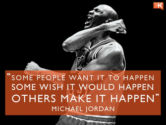 Dontgiveupworld Wallpaper Make It Happen By Michael Jordan