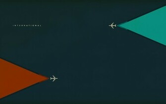 Minimalism Airplanes Creative Minimalistic Wallpaper