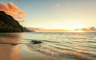 Sand White Beach Wallpaper Sunset HD Source