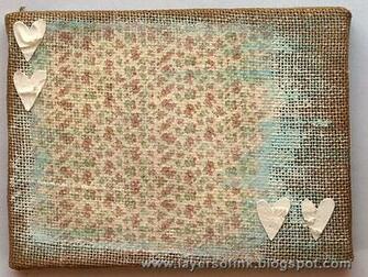 Wanted Even More Texture On My Panel And Applied Wendy Vecchi S White