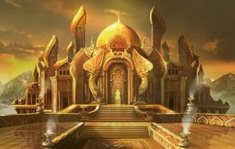 Wallpaper The Sun Gold Angels Architecture Dome Statues