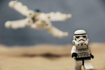 Star Wars Stormtroopers X Wing Legos Wallpaper