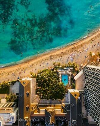 Waikiki By Chunchau1 Px Birds Eye Top Drone