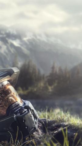 Wallpaper Halo Helmet Master Chief 4k Games
